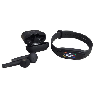 KIT DE AUDIFONOS TWS + SMART BAND